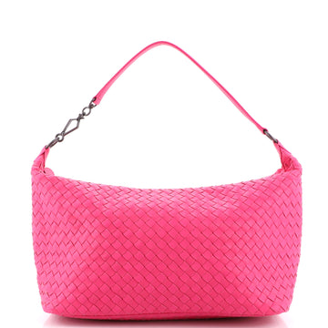 Bottega Veneta Zip Hobo Intrecciato Nappa Medium