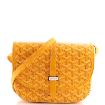 Goyard Goyardine Belvedere II Yellow PM Messenger Bag