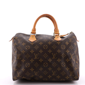 Louis Vuitton Speedy Handbag Monogram Canvas 30
