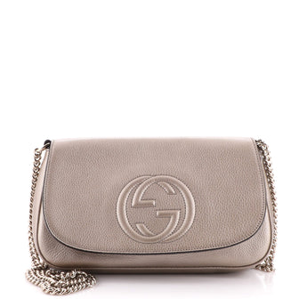 Gucci Soho Chain Crossbody Bag Leather Medium