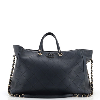 Chanel Neo Soft Shopping Tote Stitched Bullskin Large
