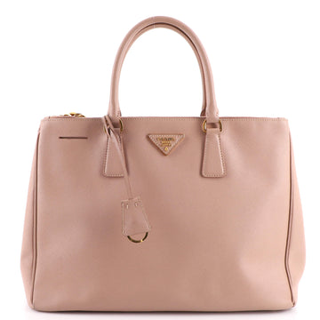 Prada Double Zip Lux Tote Saffiano Leather Large