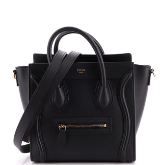 Celine Luggage Bag Smooth Leather Nano