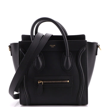 Celine Luggage Bag Smooth Leather Nano