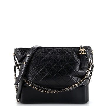 Chanel Gabrielle Hobo Quilted Aged Calfskin Large