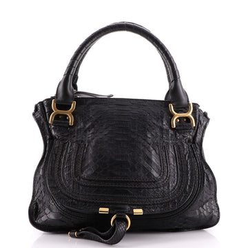 Chloe Marcie Shoulder Bag Python Medium