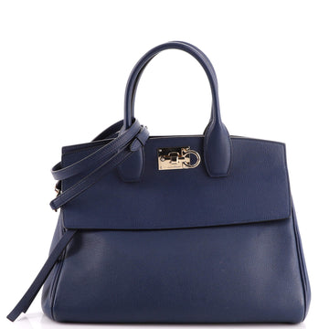 Salvatore Ferragamo Studio Satchel Leather Medium