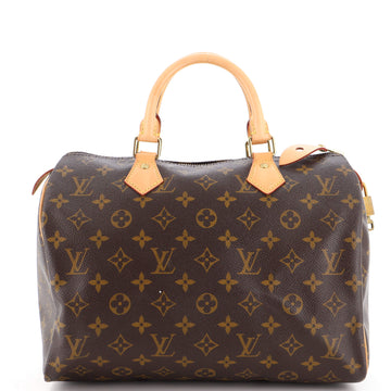 Louis Vuitton Speedy Handbag Monogram Canvas 30