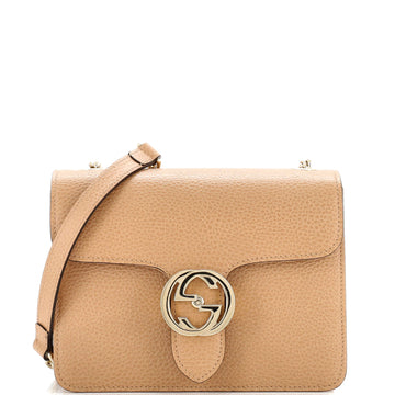 Gucci Interlocking Shoulder Bag Leather Small