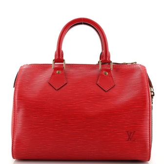 Louis Vuitton Speedy Handbag Epi Leather 25
