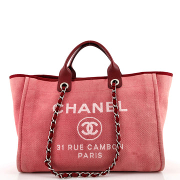 Chanel Deauville Tote Canvas Large