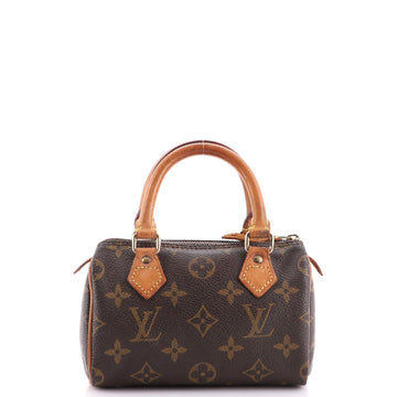 Louis Vuitton Speedy Mini HL Handbag Monogram Canvas