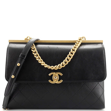 Chanel Coco Luxe Flap Bag Quilted Calfskin Medium