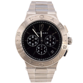 Bvlgari Diagono Velocissimo Chronograph Automatic Watch Stainless Steel 41
