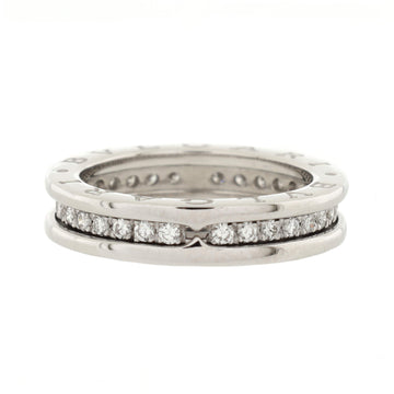 Bvlgari B.Zero1 One Band Ring 18K White Gold and Diamonds