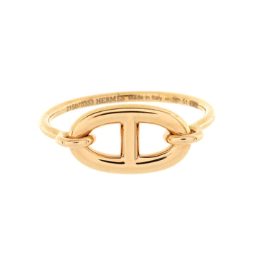 Hermes Ronde Ring 18K Rose Gold Small