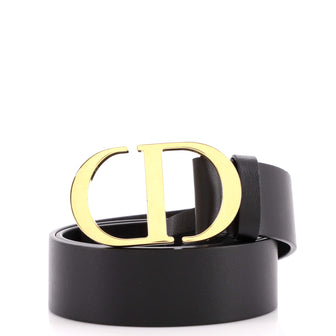 Christian Dior 30 Montaigne Belt Leather Wide