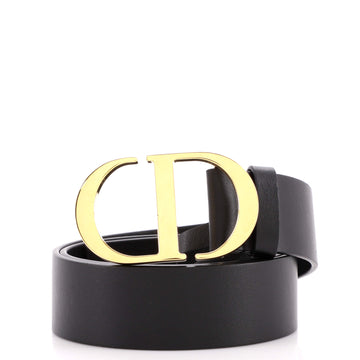 Christian Dior 30 Montaigne Belt Leather Wide
