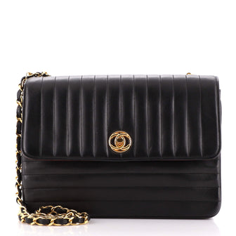 Chanel Vintage CC Chain Flap Bag Mixed Quilted Lambskin Small