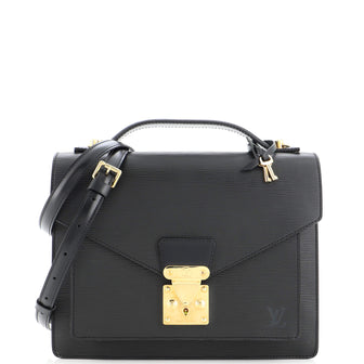 Louis Vuitton Monceau Handbag Epi Leather