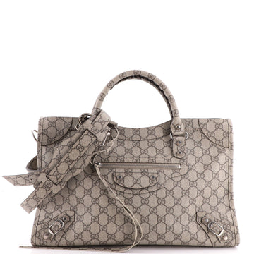 Gucci x Balenciaga The Hacker Project Neo Classic City Bag GG Coated Canvas Medium