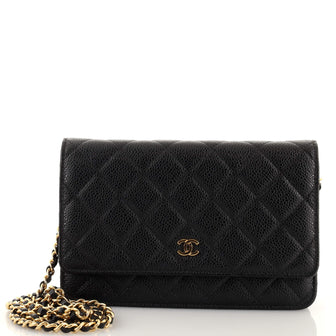 Chanel Wallet on Chain Quilted Caviar
