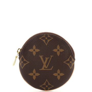 Louis Vuitton Round Coin Purse Monogram Canvas