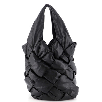 Bottega Veneta Paper Cassette Tote Intrecciato Leather Medium
