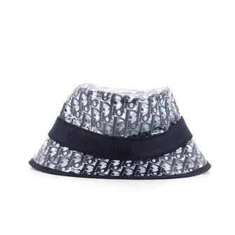 Christian Dior French Brim Bucket Hat Transparent Oblique
