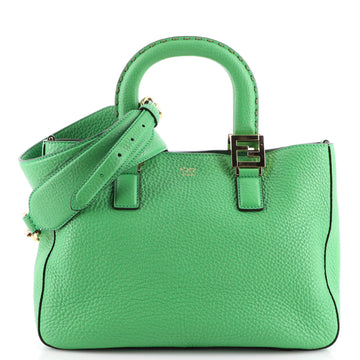 Fendi FF Handle Tote Leather Small