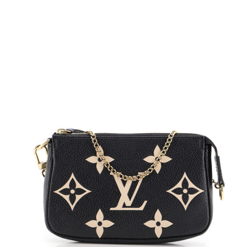 Louis Vuitton Pochette Accessoires Bicolor Monogram Empreinte Giant Mini
