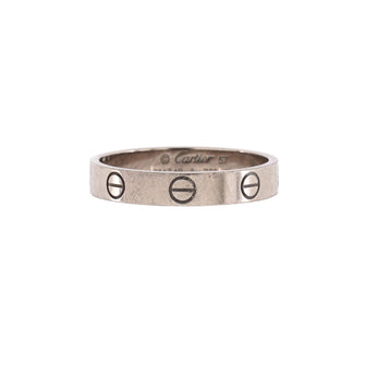 Cartier Love Wedding Band Ring 18K White Gold