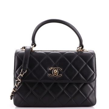 Chanel Trendy CC Top Handle Bag Quilted Lambskin Small
