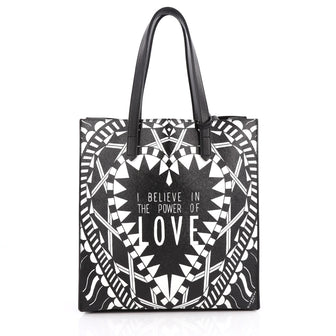 Givenchy Power of Love Tote Printed Leather Large Black 2003002