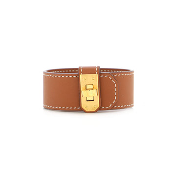 Hermes Kelly Twist Bracelet Leather with Metal Small