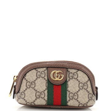 Gucci Ophidia Key Pouch GG Coated Canvas