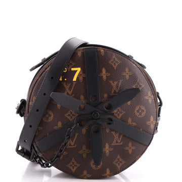 Louis Vuitton Wheel Box Bag Monogram Canvas with Leather