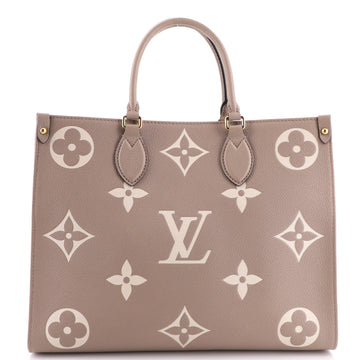 Louis Vuitton OnTheGo Tote Bicolor Monogram Empreinte Giant MM