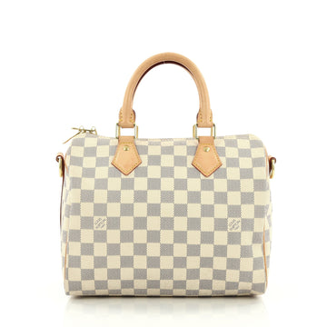Louis Vuitton Speedy Bandouliere Bag Damier 25 White 2003801
