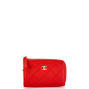 Chanel Key Pouch Quilted Caviar