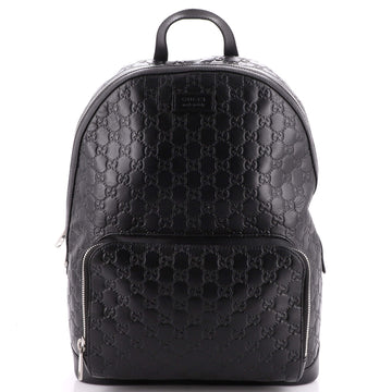 Gucci Signature Pocket Backpack Guccissima Leather Large