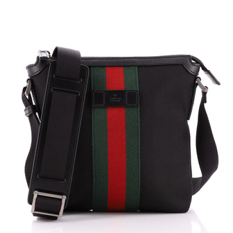 Gucci Web Messenger Bag Techno Canvas Small