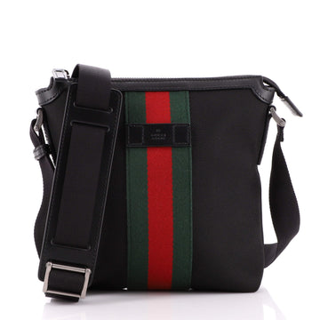 Gucci Web Messenger Bag Techno Canvas Small