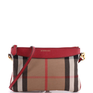 Burberry Peyton Crossbody Bag House Check Canvas