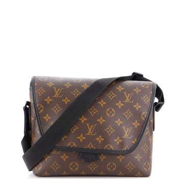 Louis Vuitton Magnetic Messenger Bag Macassar Monogram Canvas