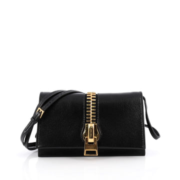 Tom Ford Sedgwick Zip Crossbody Bag Leather Small Black 2004301