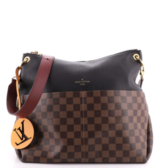 Louis Vuitton Maida Handbag Damier with Leather