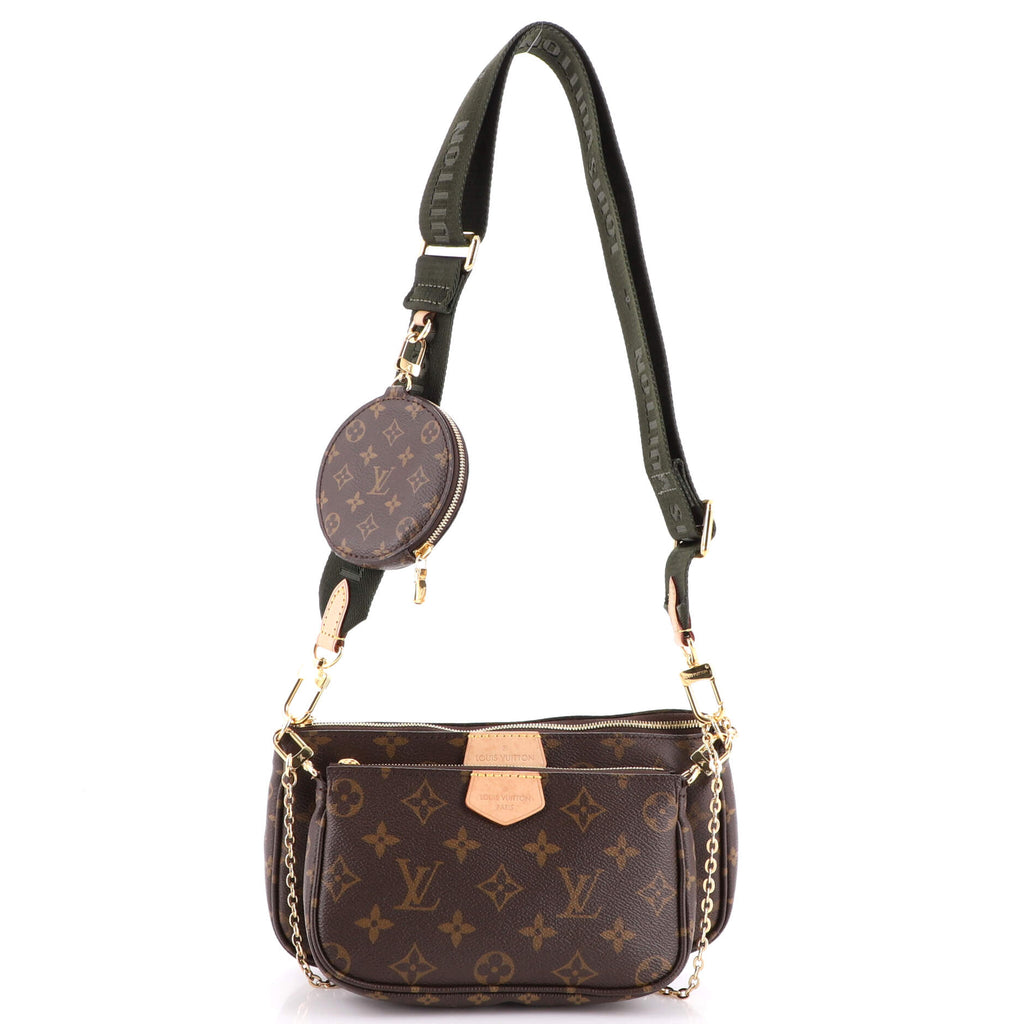 Pink Strap Louis Vuitton Multi Pochette Shoulder Bag Louis Vuitton