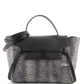 Celine Belt Bag Python Mini