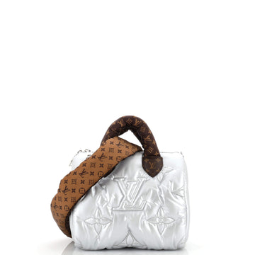 Louis Vuitton Speedy Bandouliere Bag Monogram Quilted Econyl Nylon 25